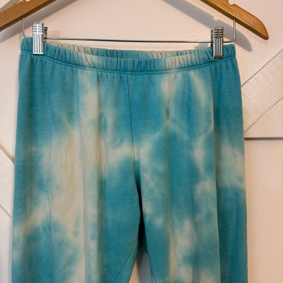 Spiritual Gangster Perfect Tie Dye Jersey Knit Ankle Jogger Sweatpants Blue Sz S - Picture 3 of 10
